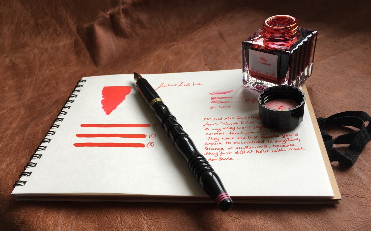 Ink Of The Month – May ‘21 – Jinhao Red – The Indian Marmalade Company